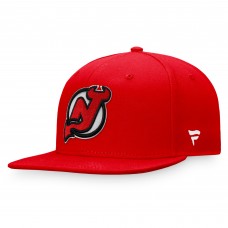 Бейсболка New Jersey Devils Core Primary Logo Fitted - Red