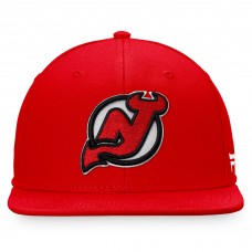 Бейсболка New Jersey Devils Core Primary Logo Fitted - Red