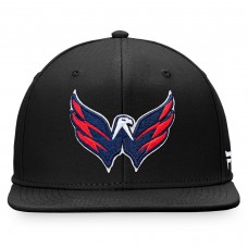 Бейсболка Washington Capitals Core Primary Logo Fitted - Black