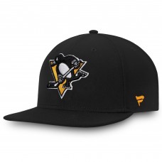 Бейсболка Pittsburgh Penguins Fanatics Black Core Primary Logo