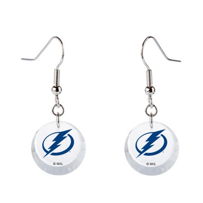 Серьги Tampa Bay Lightning Swarovski Womens Team Logo