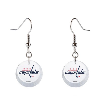 Серьги Washington Capitals Swarovski Womens Team Logo