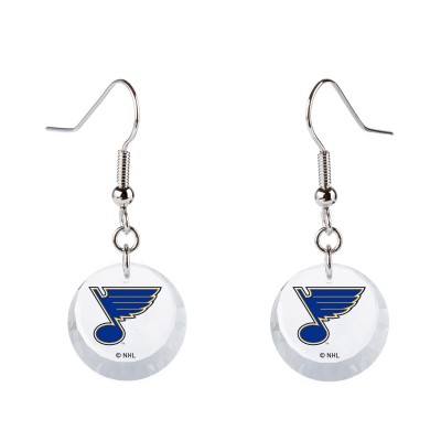 Серьги St. Louis Blues Swarovski Womens Team Logo