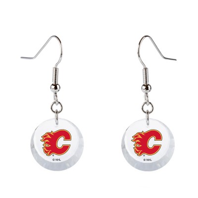 Серьги Calgary Flames Swarovski Womens Team Logo