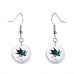 WoSan Jose Sharks Swarovski Team Logo Earrings