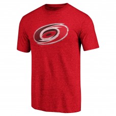 Carolina Hurricanes Red Greatest Dad Tri-Blend T-Shirt