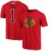 Футболка Chicago Blackhawks Greatest Dad Tri-Blend - Red