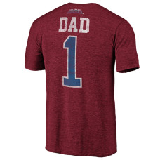 Футболка Colorado Avalanche Greatest Dad Tri-Blend - Burgundy Футболка Colorado Avalanche Greatest Dad Tri-Blend - Burgundy