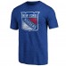 Футболка New York Rangers Greatest Dad Tri-Blend - Blue