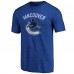 Vancouver Canucks Blue Greatest Dad Tri-Blend T-Shirt
