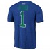 Vancouver Canucks Blue Greatest Dad Tri-Blend T-Shirt