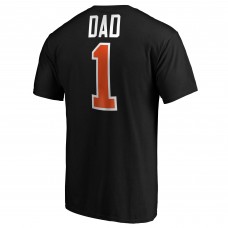Футболка Anaheim Ducks Fanatics Branded #1 Dad - Black