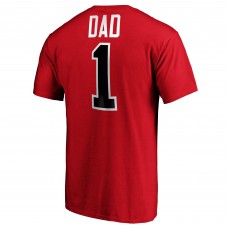 Футболка Chicago Blackhawks #1 Dad - Red