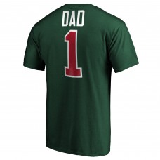 Футболка Minnesota Wild #1 Dad - Green