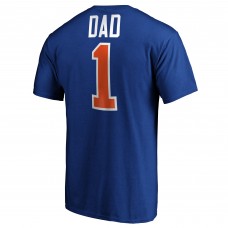 New York Islanders Royal #1 Dad T-Shirt New York Islanders Royal #1 Dad T-Shirt