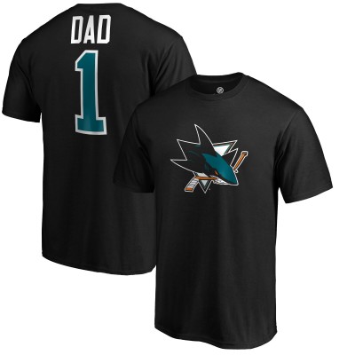 Футболка San Jose Sharks #1 Dad - Black