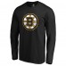 Футболка с длинным рукавом Boston Bruins Black #1 Dad