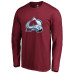 Футболка с длинным рукавом Colorado Avalanche Burgundy #1 Dad