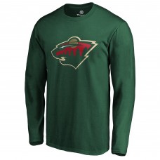 Футболка с длинным рукавом Minnesota Wild Green #1 Dad