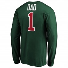Футболка с длинным рукавом Minnesota Wild Green #1 Dad