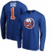 Футболка с длинным рукавом New York Islanders #1 Dad - Royal