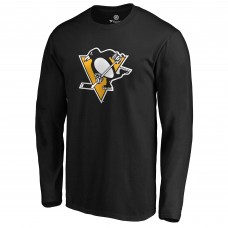 Pittsburgh Penguins Black #1 Dad Long Sleeve T-Shirt