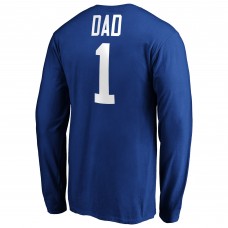 Футболка с длинным рукавом St. Louis Blues #1 Dad - Blue