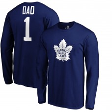 Футболка с длинным рукавом Toronto Maple Leafs Blue #1 Dad