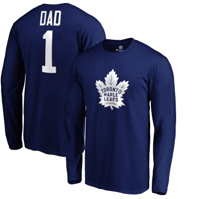 Футболка с длинным рукавом Toronto Maple Leafs Blue #1 Dad