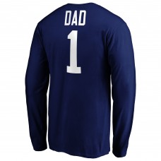 Футболка с длинным рукавом Toronto Maple Leafs Blue #1 Dad