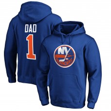 Толстовка с капюшоном New York Islanders #1 Dad - Royal