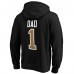 Vegas Golden Knights Black #1 Dad Pullover Hoodie