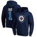 Толстовка Winnipeg Jets Navy #1 Dad