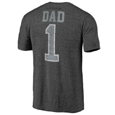 Los Angeles Kings Charcoal Greatest Dad Tri-Blend T-Shirt Los Angeles Kings Charcoal Greatest Dad Tri-Blend T-Shirt