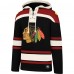 Толстовка Chicago Blackhawks 47 Black Superior Lacer