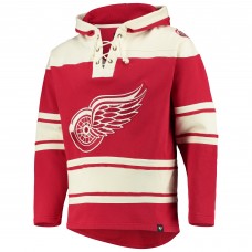 Detroit Red Wings 47 Red Superior Lacer Hoodie