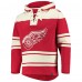 Detroit Red Wings 47 Red Superior Lacer Hoodie
