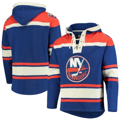 New York Islanders 47 Royal Superior Lacer Hoodie