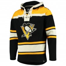 Pittsburgh Penguins 47 Black Superior Lacer Hoodie Pittsburgh Penguins 47 Black Superior Lacer Hoodie