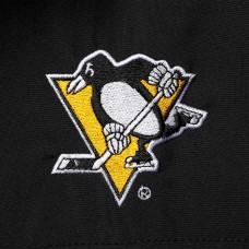 Pittsburgh Penguins Antigua Kickoff Fishing Button-Up Shirt - Black