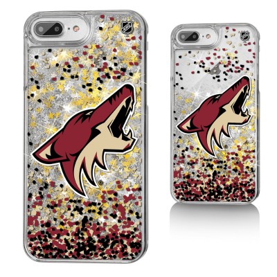 Чехол на телефон Arizona Coyotes iPhone Confetti Glitter
