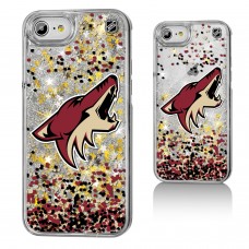 Чехол на iPhone NHL Arizona Coyotes Confetti Glitter