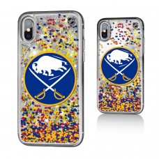 Buffalo Sabres iPhone Confetti Glitter Case