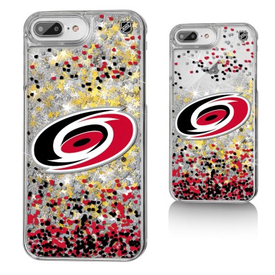 Чехол на iPhone NHL  Carolina Hurricanes Confetti Glitter - оригинальные мобильные аксессуары НХЛ
