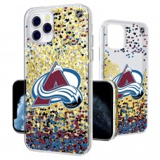 Чехол на iPhone NHL Colorado Avalanche Confetti Glitter