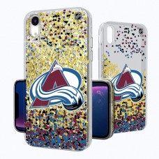 Чехол на iPhone NHL Colorado Avalanche Confetti Glitter