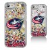 Чехол на iPhone NHL  Columbus Blue Jackets Confetti Glitter - оригинальные мобильные аксессуары НХЛ