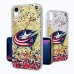 Чехол на iPhone NHL  Columbus Blue Jackets Confetti Glitter - оригинальные мобильные аксессуары НХЛ