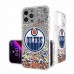 Чехол на телефон Edmonton Oilers iPhone Confetti Glitter