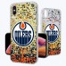 Чехол на телефон Edmonton Oilers iPhone Confetti Glitter